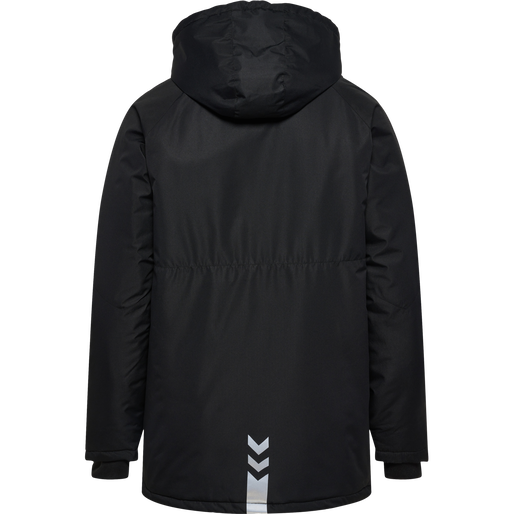 hmlLGC NICKY PUFF JACKET, BLACK, packshot