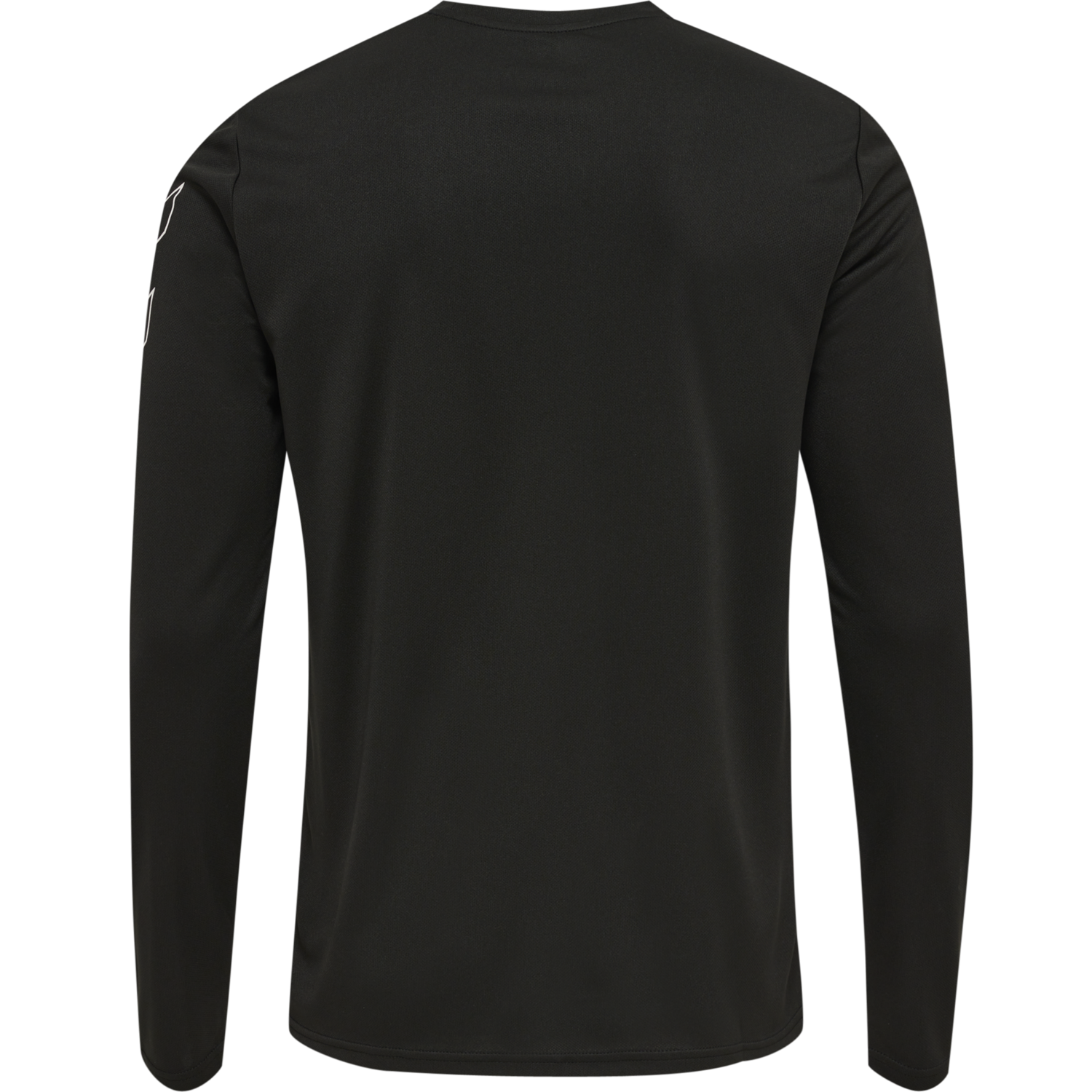 hmlTE TIHALT T-SHIRT L/S, BLACK, packshot