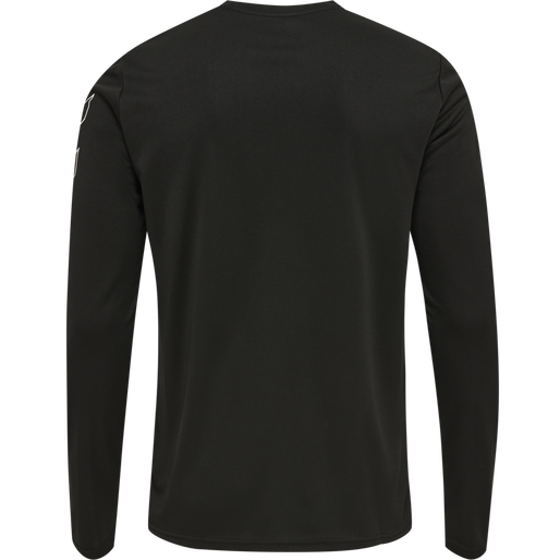 hmlTE TIHALT T-SHIRT L/S, BLACK hmlTE TIHALT T-SHIRT L/S, BLACK, packshot
