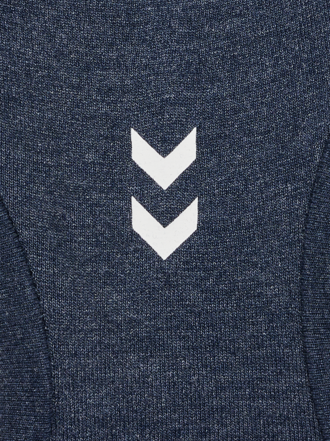 hmlPULSE LOGO LIGHT SUPPORT BRA, DRESS BLUE MELANGE, packshot