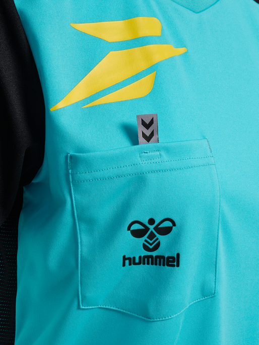 FFHB NEW REFEREE JERSEY S/S WO, SCUBA BLUE WO SPONSOR FFHB NEW REFEREE JERSEY S/S WO, SCUBA BLUE WO SPONSOR, packshot