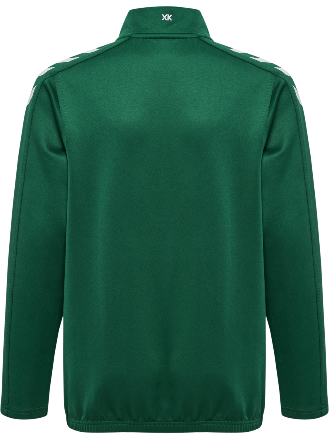 hmlCORE XK HALF ZIP POLY SWEAT KIDS, EVERGREEN, packshot