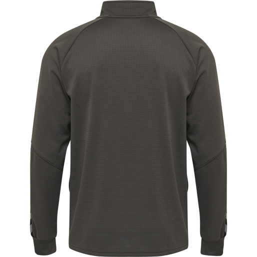 hmlAUTHENTIC KIDS POLY ZIP JACKET, ASPHALT, packshot