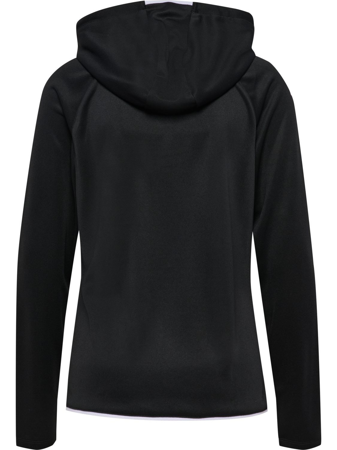 hmlCORE 2.0 ZIP HOODIE WOMAN, BLACK/WHITE, packshot