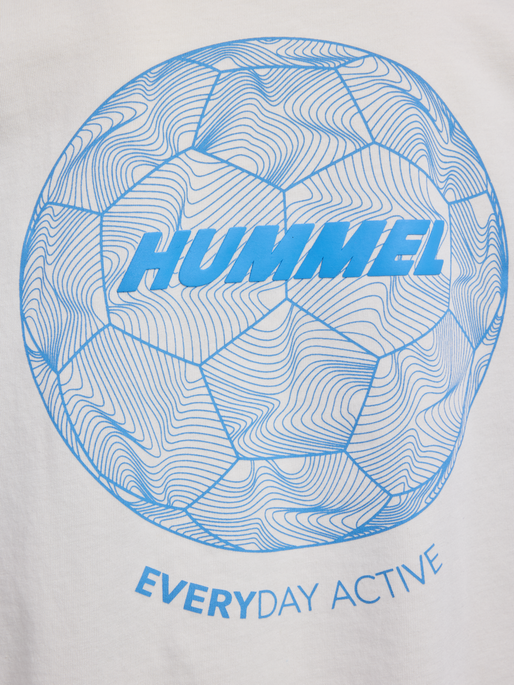 hmlCASPER T-SHIRT S/S, MARSHMALLOW, packshot