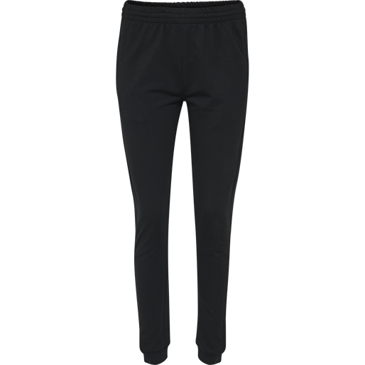 hmlGO COTTON PANT WOMAN, BLACK, packshot