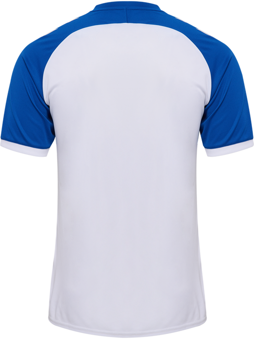 hmlMATCH LEAGUE JERSEY S/S, WHITE/TRUE BLUE, packshot