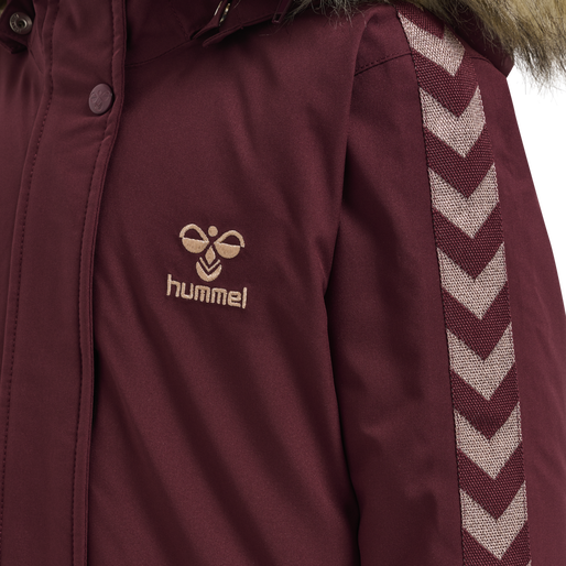 hmlLEAF TEX COAT, WINDSOR WINE hmlLEAF TEX COAT, WINDSOR WINE, packshot