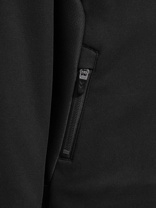 hmlCIMA 2.0 ZIP HOODIE KIDS, BLACK, packshot