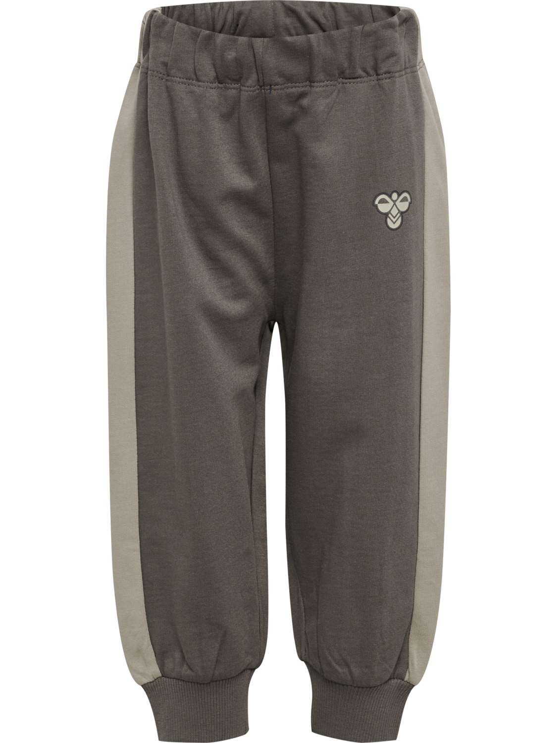 hmlMINI LOOSE BLOCK ADJ WAIST PANTS, DARK GULL GRAY, packshot