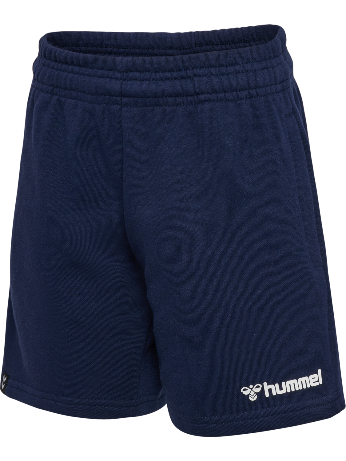 hmlMOVER COTTON BERMUDA SHORTS KIDS, MARINE, packshot