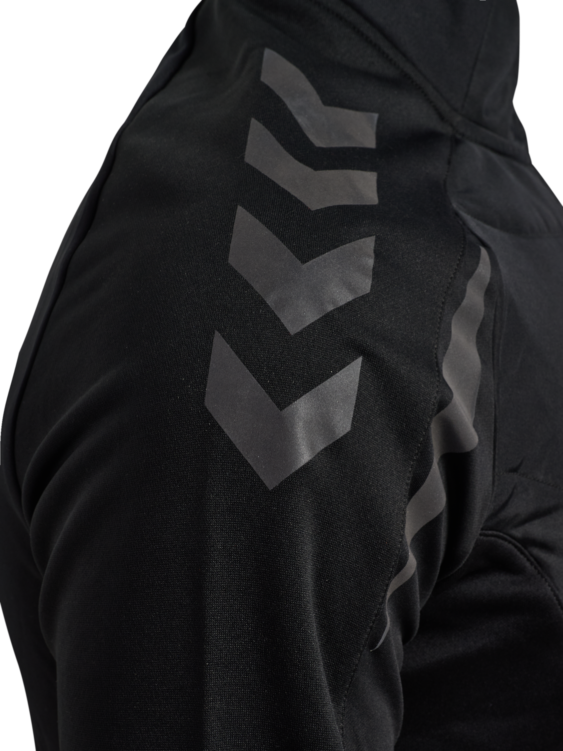 hmlBTC WINTER TRAINING HALF ZIP KID, BLACK, packshot