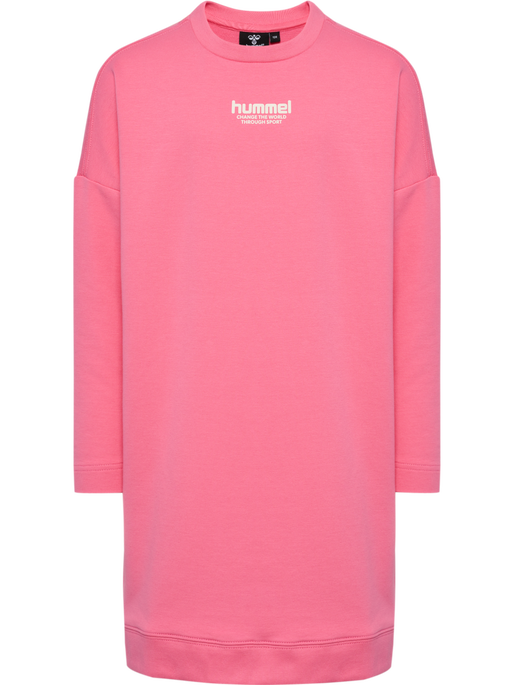hmlZIPPI DRESS L/S, BUBBLEGUM, packshot