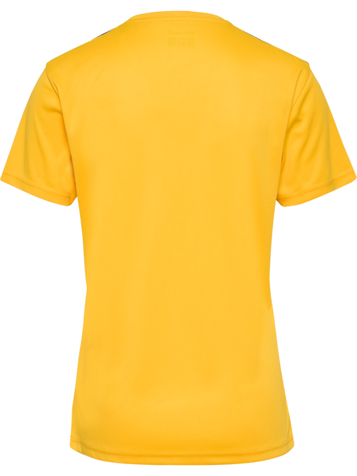hmlAUTHENTIC PL JERSEY S/S WOMAN, SPORTS YELLOW/TRUE BLUE, packshot