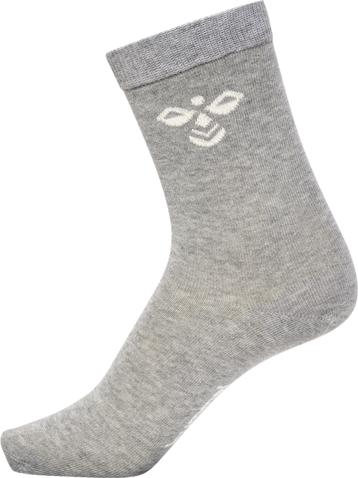 SUTTON 3-PACK SOCK, GREY MELANGE, packshot