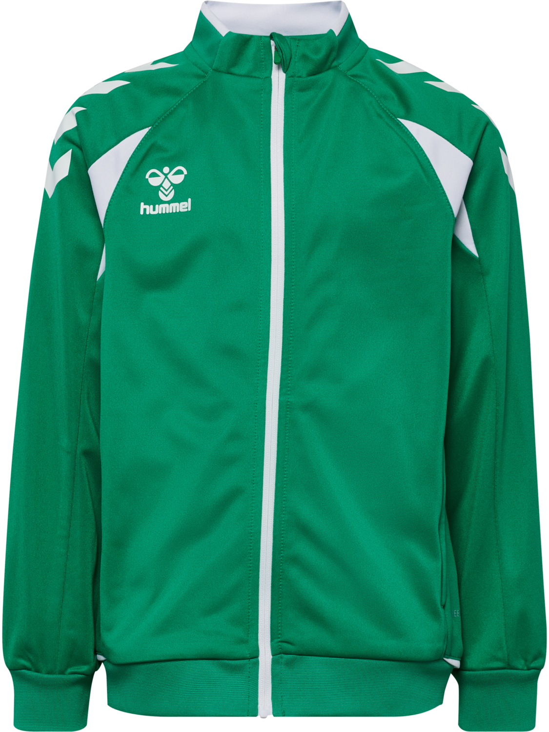 hmlCORE 2.0 TRACK ZIP JACKET KIDS, JELLY BEAN/WHITE, packshot