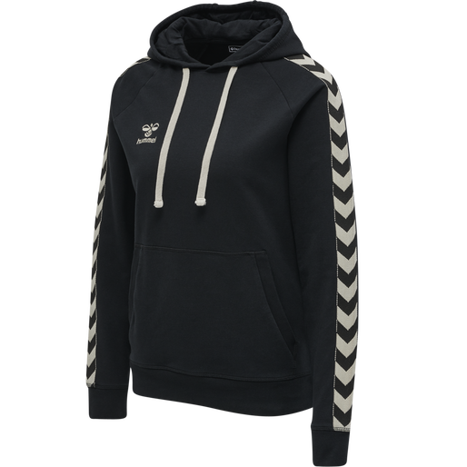 hmlMOVE CLASSIC HOODIE WOMAN, BLACK, packshot