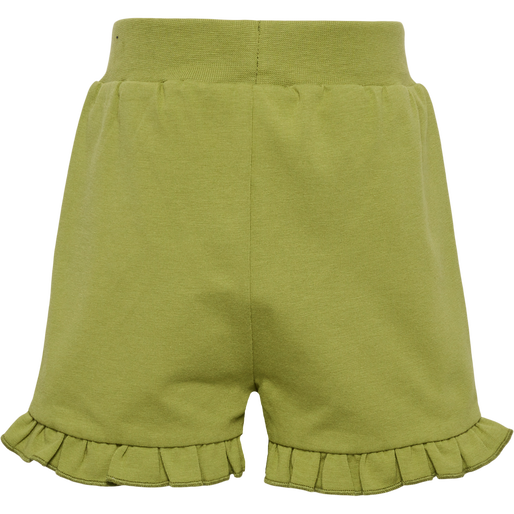 hmlDREAM RUFFLE SHORTS, GREEN OLIVE hmlDREAM RUFFLE SHORTS, GREEN OLIVE, packshot