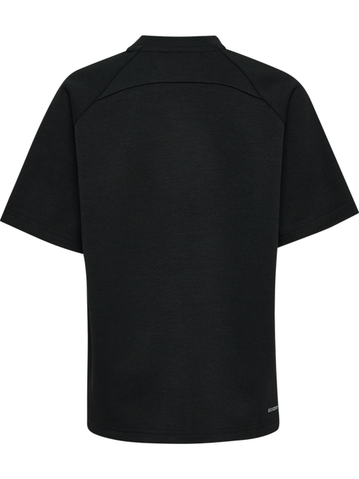 hmlJR TECH LOOSE T-SHIRT, BLACK, packshot