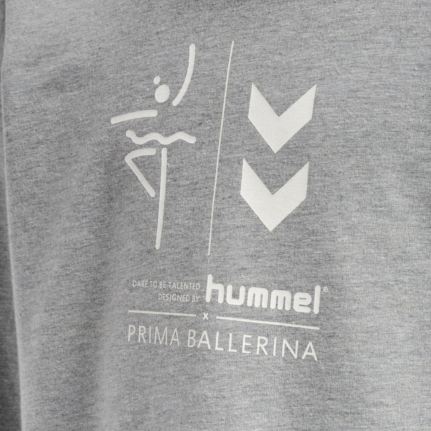 hmlPRIMA BEE SWEATSHIRT, GREY MELANGE, packshot