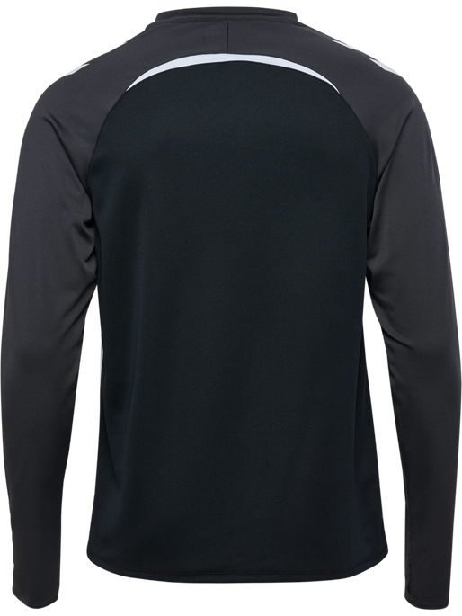 hmlLEAD 2.0 CREW SWEAT, BLACK/ASPHALT hmlLEAD 2.0 CREW SWEAT, BLACK/ASPHALT, packshot