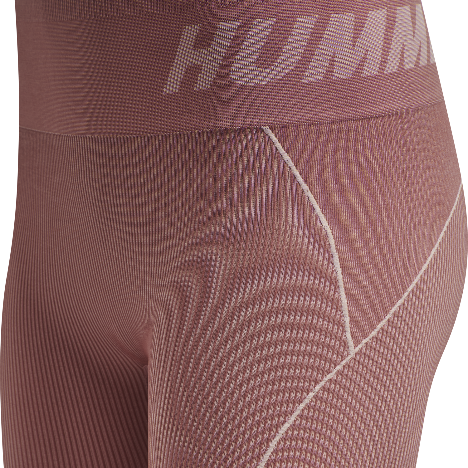hmlTE CHRISTEL SEAMLESS MW TIGHTS, WITHERED ROSE/ROSE TAN MELANGE, packshot