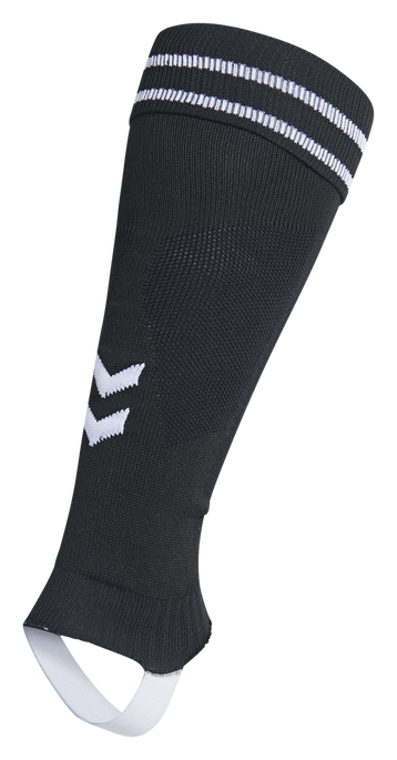 ELEMENT FOOTBALL SOCK FOOTLESS, BLACK/WHITE, packshot