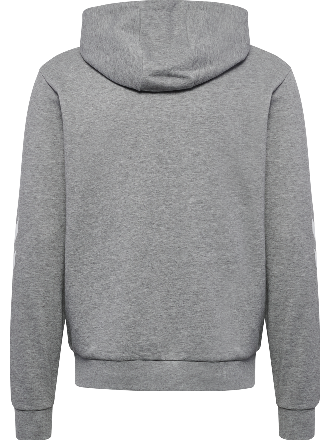 hmlLEGACY 2.0 ZIP HOODIE, GREY MELANGE, packshot
