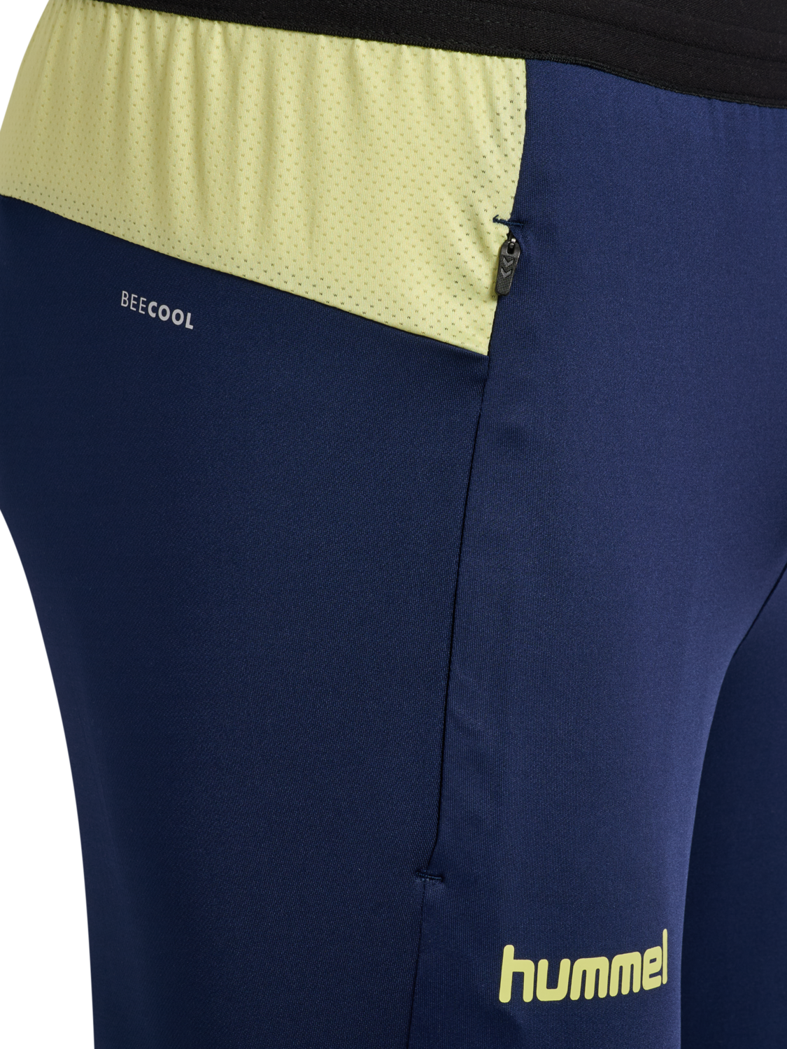 hmlBLAZE 2.0 TRAINING PANTS, MARINE/SHADOW LIME, packshot