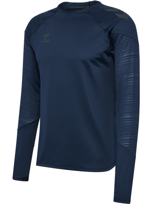 hmlPRO TRAINING CREW SWEAT, MARINE, packshot