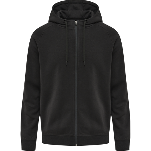 hmlRED CLASSIC ZIP HOODIE, BLACK, packshot