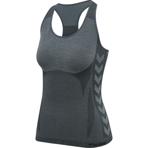 hmlCLEA SEAMLESS TOP, ASPHALT, packshot