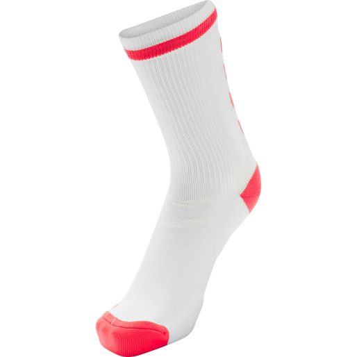 ELITE INDOOR SOCK LOW, WHITE/DIVA PINK ELITE INDOOR SOCK LOW, WHITE/DIVA PINK, packshot