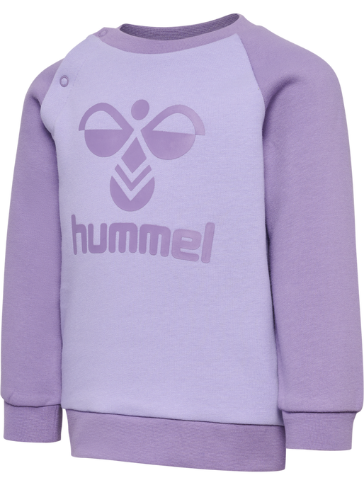 hmlHUMMING CREWSUIT, CHALK VIOLET, packshot