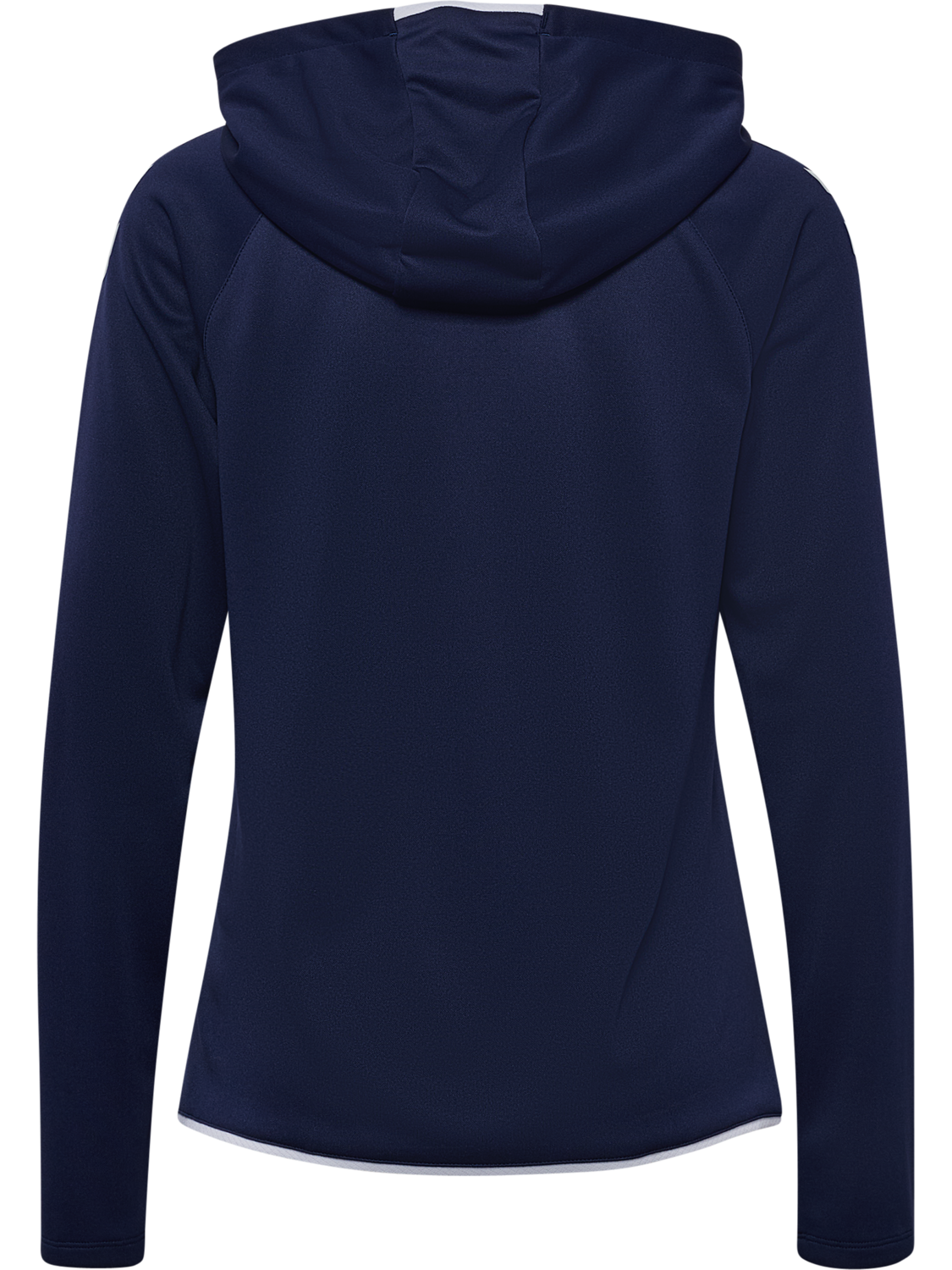 hmlCORE 2.0 ZIP HOODIE WOMAN, MARINE/WHITE, packshot