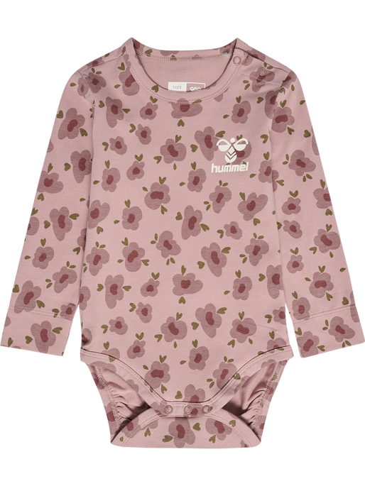 hmlFJORA BODY L/S, ADOBE ROSE, packshot
