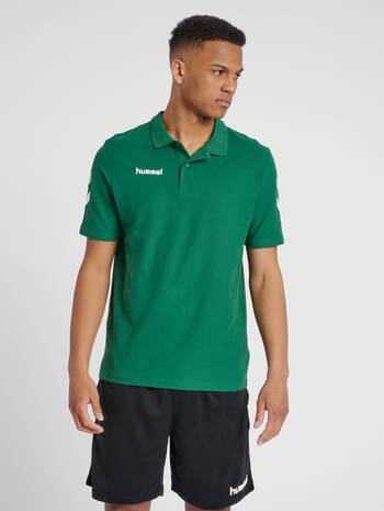 HMLGO COTTON POLO, EVERGREEN, model