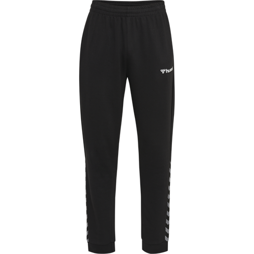 hmlAUTHENTIC SWEAT PANT, BLACK/WHITE, packshot