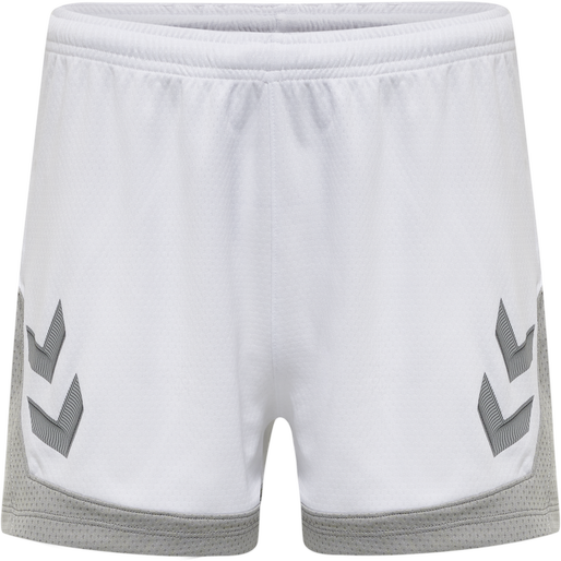 hmlLEAD WOMENS POLY SHORTS, WHITE, packshot