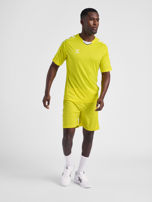 hmlCORE XK POLY JERSEY S/S, BLAZING YELLOW, model