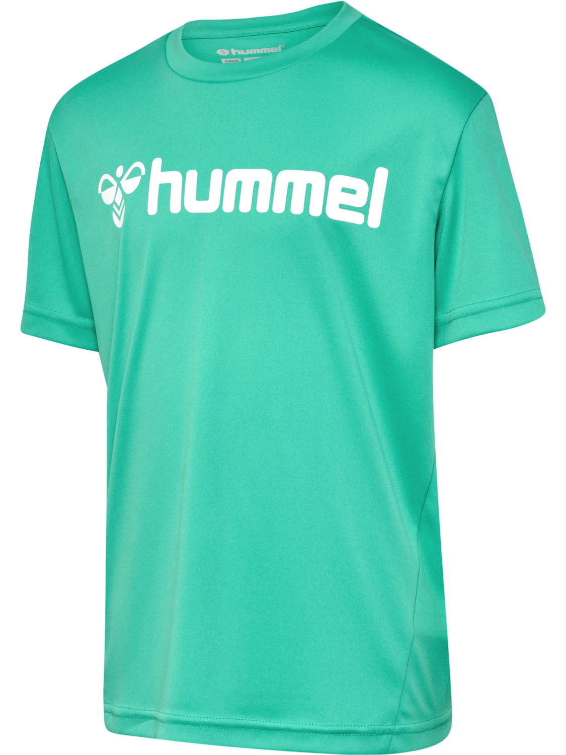 hmlLOGO JERSEY S/S KIDS, ATLANTIS, packshot