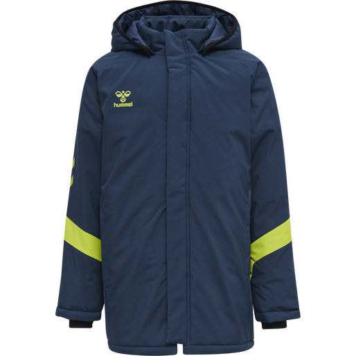 hmlLEAD BENCH JACKET KIDS, DARK DENIM, packshot