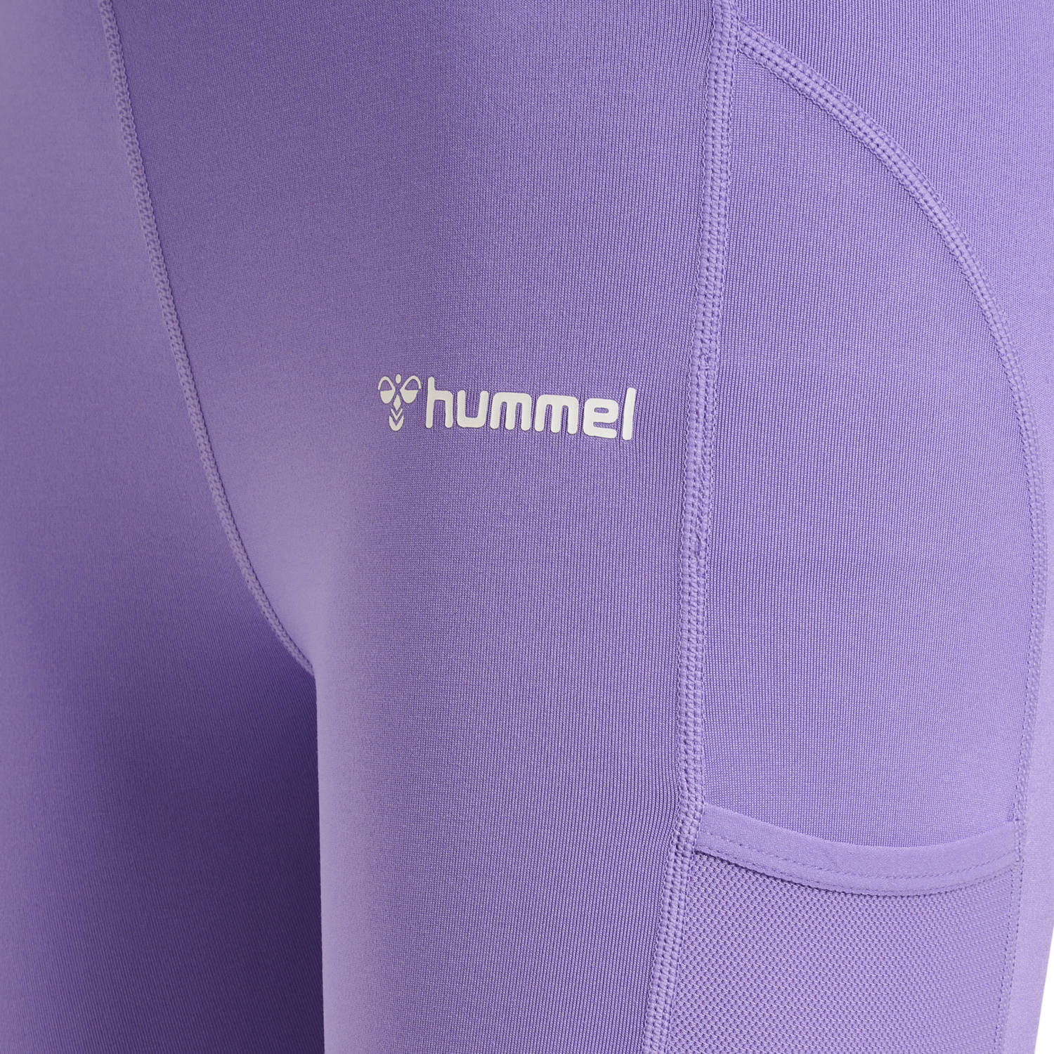 hmlMT CHIPO MID WAIST TIGHTS, PAISLEY PURPLE, packshot