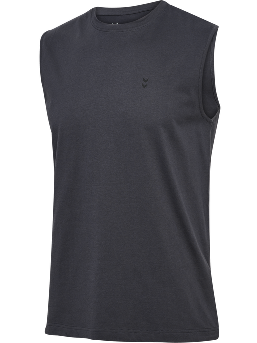 hmlHIIT MUSCLE TANK TOP, EBONY, packshot