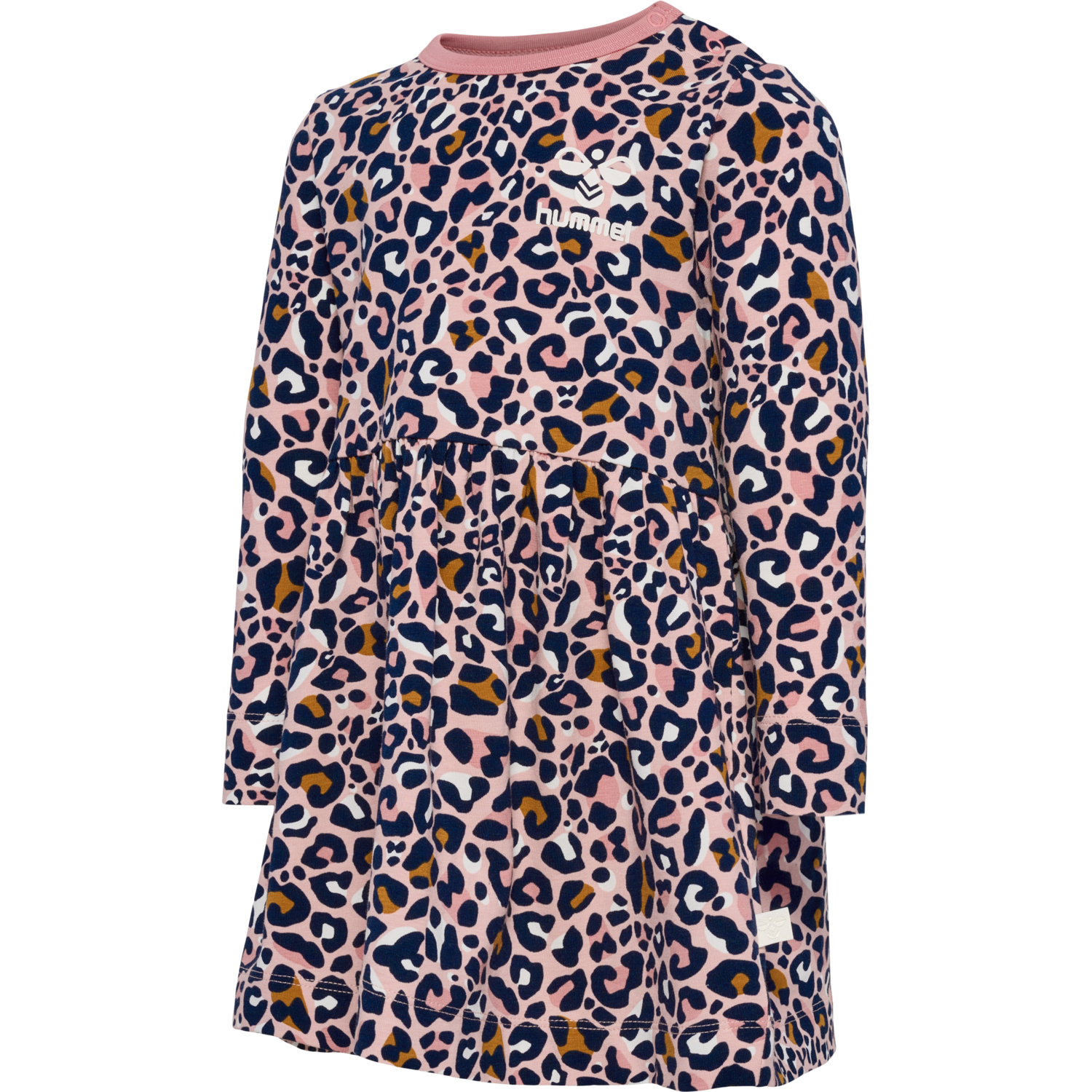 hmlMARIE AOP DRESS L/S, PALE MAUVE, packshot