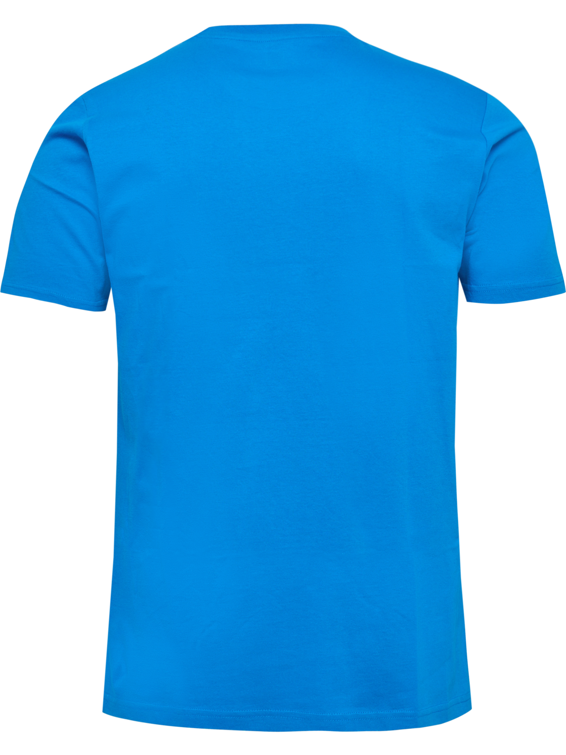 hmlELEMENTAL LOGO COTTON TEE, INDIGO BUNTING, packshot