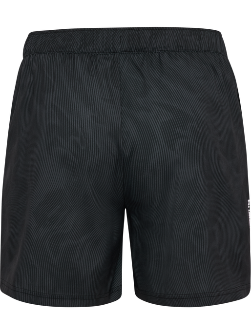 hmlPULSE AOP WORKOUT SHORTS SET, BLACK/EBONY hmlPULSE AOP WORKOUT SHORTS SET, BLACK/EBONY, packshot