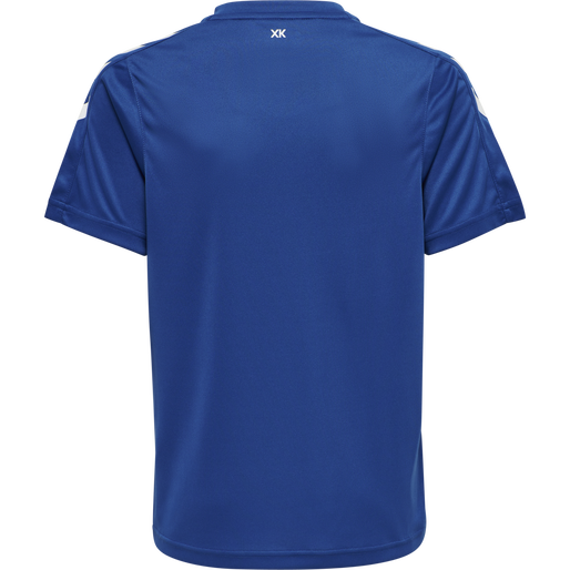 hmlCORE XK POLY JERSEY S/S KIDS, TRUE BLUE, packshot