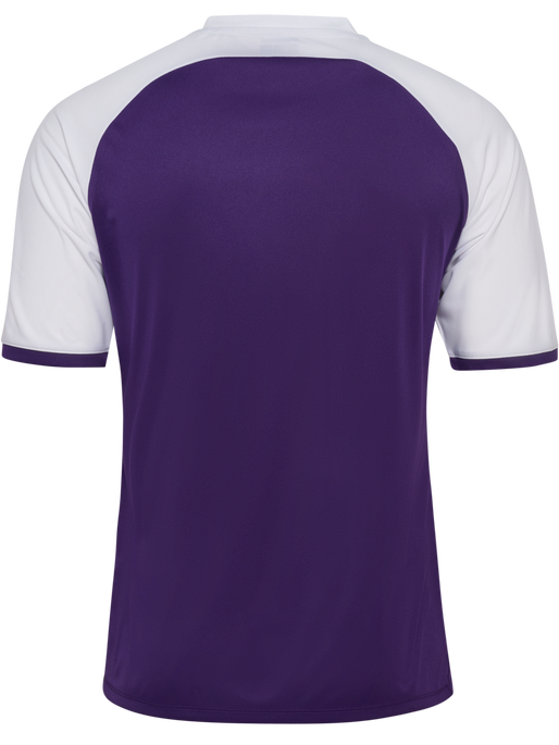 hmlMATCH LEAGUE JERSEY S/S, ACAI/WHITE, packshot