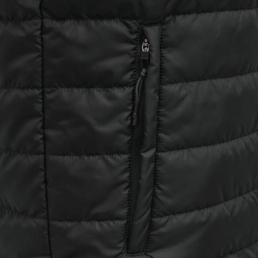 hmlNORTH WAISTCOAT, BLACK/ASPHALT, packshot